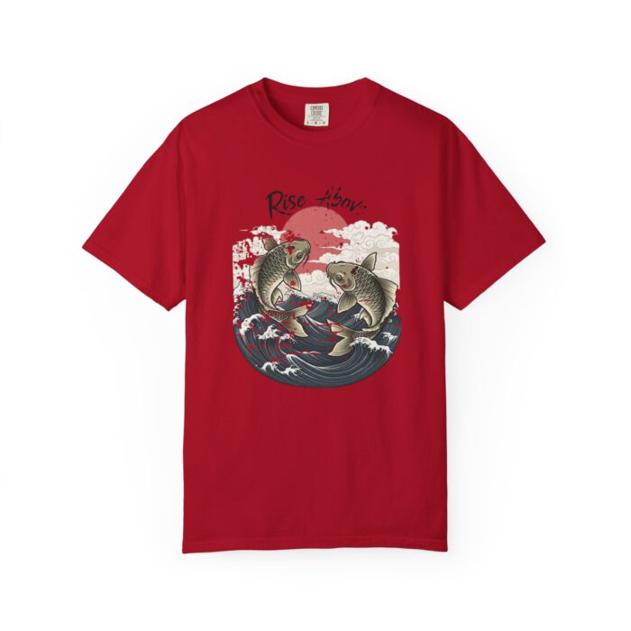 Rise above Unisex Garment-Dyed T-shirt - Image 33
