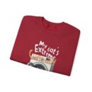 My cat's extreme curiosity Unisex Heavy Blend™ Crewneck Sweatshirt