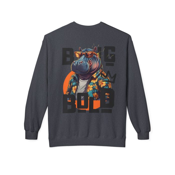 Big Bold Unisex Midweight Softstyle Fleece Crewneck Sweatshirt - Image 18