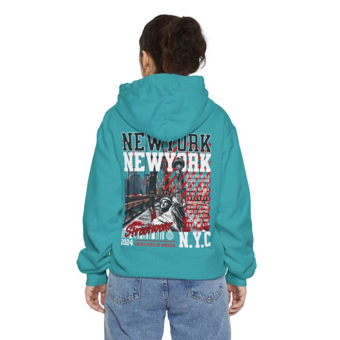 New York Streetwear Unisex Garment-Dyed Hoodie - Image 40