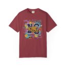 Unisex Garment-Dyed T-Shirt - Colorful 'King' Graphic Tee for Trendsetters