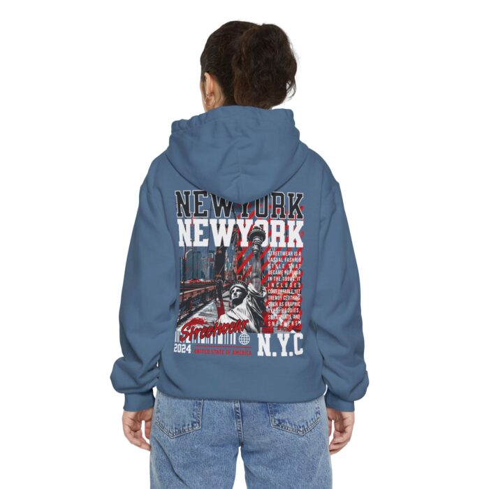 New York Streetwear Unisex Garment-Dyed Hoodie - Image 20