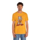 Retro Cat Unisex Tee, Fun Cat Shirt, Summer Vibes T-Shirt, Gift for Cat Lovers, Cute Animal Apparel