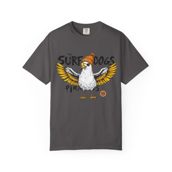 Surf Dogs Graphic T-Shirt for Animal Lovers - Unisex Garment-Dyed Tee - Image 38