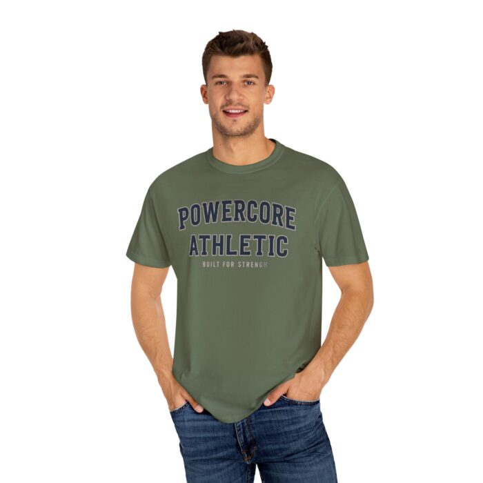 Powercore Athletic Unisex Garment-Dyed T-Shirt - Casual Workout Tee - Image 12