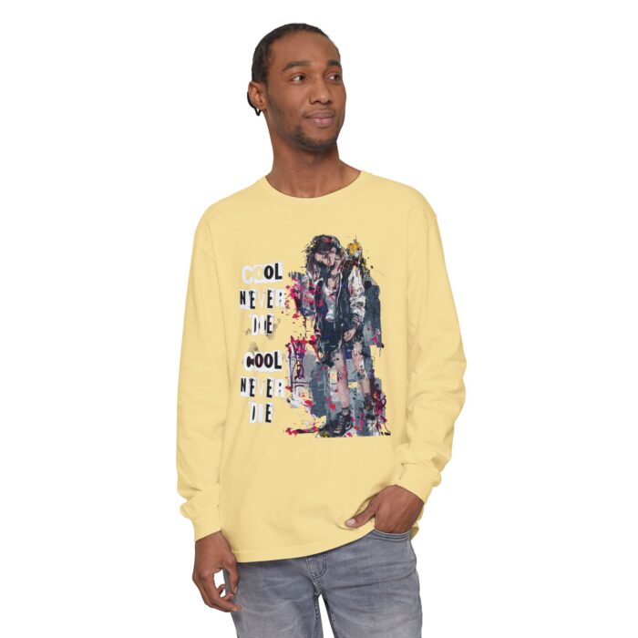 Cool never die Garment-dyed Long Sleeve T-Shirt - Image 27