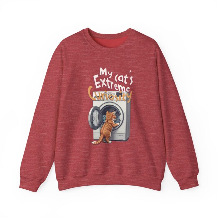 My cat's extreme curiosity Unisex Heavy Blend™ Crewneck Sweatshirt - Image 37
