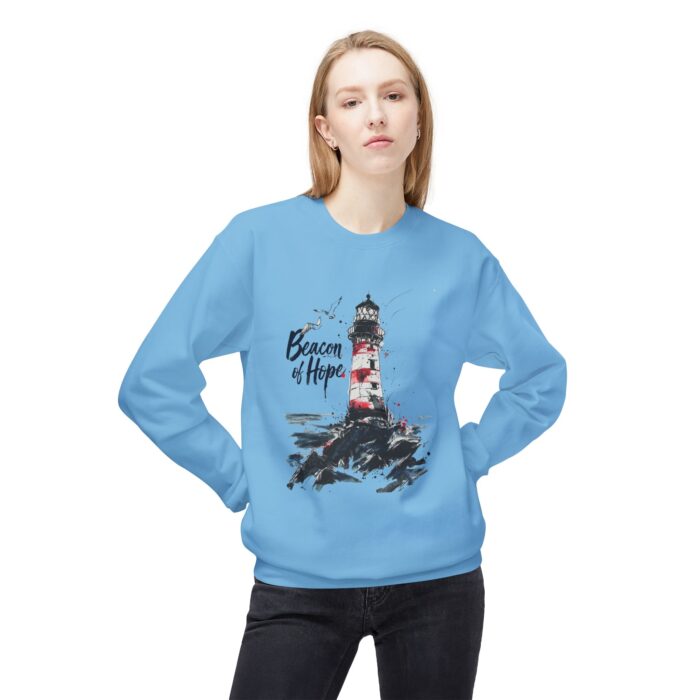 Beacon of Hope Unisex Midweight Softstyle Fleece Crewneck Sweatshirt - Image 35