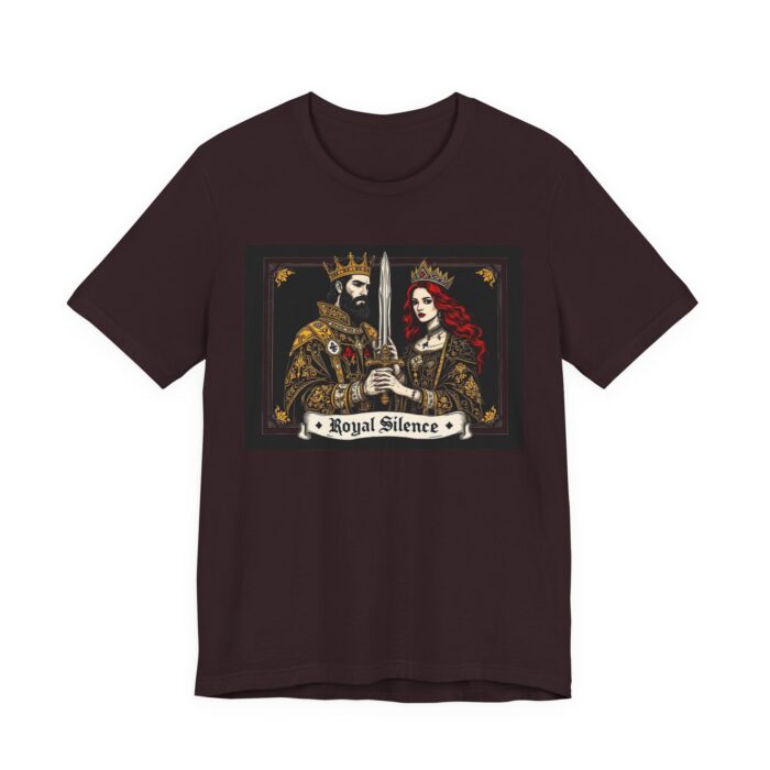 Royal Silence Graphic Tee, Gothic T-Shirt, King and Queen Shirt, Unisex Fashion Top, Drawstring Bag, Gift for Him/Her - Image 48