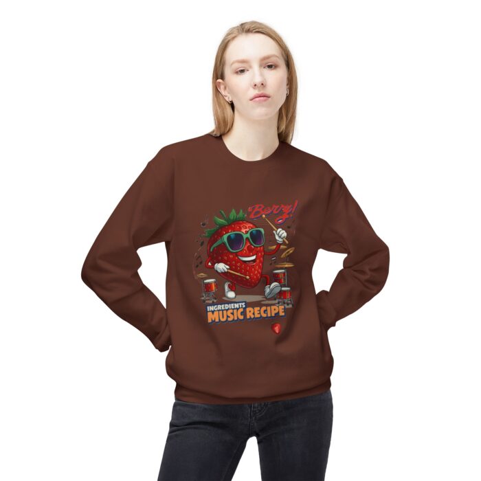 Berry Unisex Midweight Softstyle Fleece Crewneck Sweatshirt - Image 31