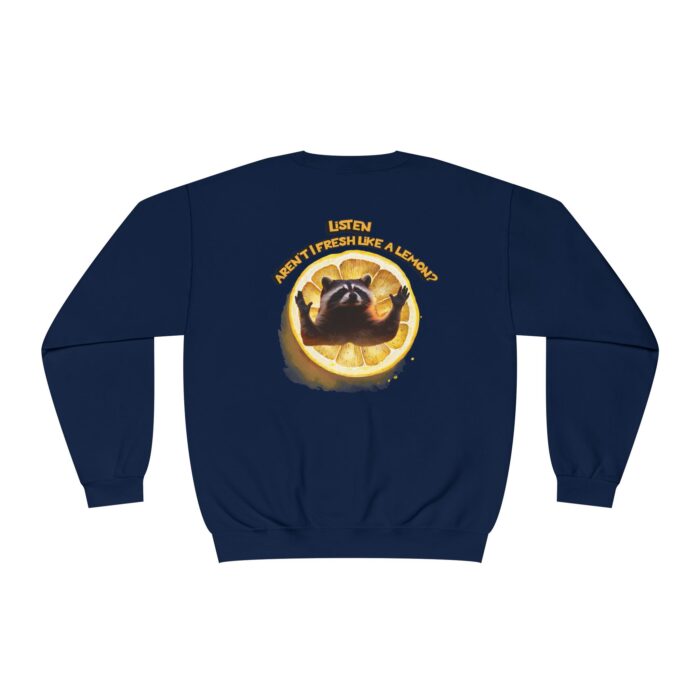 Lemonish racoon Unisex NuBlend® Crewneck Sweatshirt - Image 14