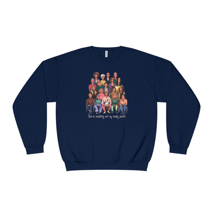 Definitely not my family photo Unisex NuBlend® Crewneck Sweatshirt - Image 10