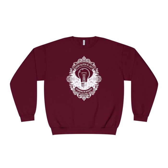 EVERY GLITCH IS A GIFT Unisex NuBlend® Crewneck Sweatshirt - Image 17