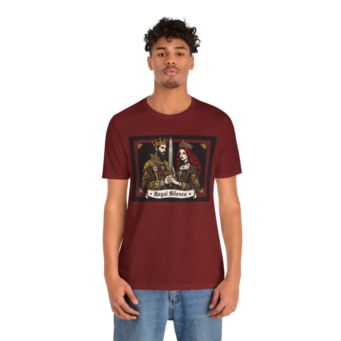 Royal Silence Graphic Tee, Gothic T-Shirt, King and Queen Shirt, Unisex Fashion Top, Drawstring Bag, Gift for Him/Her - Image 34