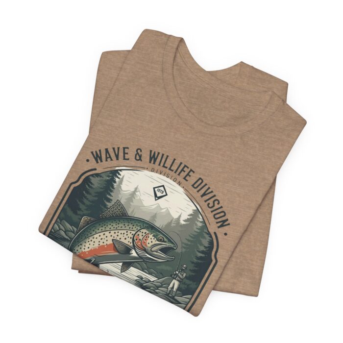 Nature-Inspired Graphic Tee, Perfect for Outdoor Enthusiasts and Casual Wear, Gift for Fishermen, Wilderness Adventure Shirt, [...] - Image 22