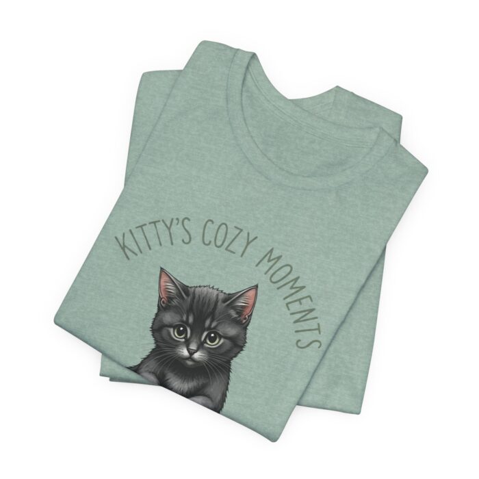 Cute Cat Jersey Tee - Kitty's Cozy Moments, Pet Lover Shirt, Gifts for Cat Owners, Animal Lover Apparel, Fun Cat Lover Tee - Image 60
