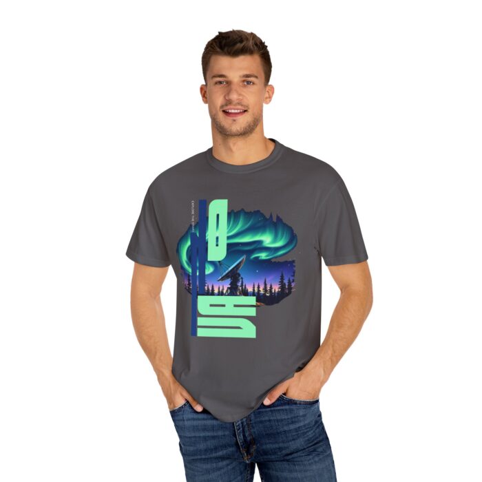 Vibrant Aurora Unisex T-Shirt, Graphic Tees, Nature Lover Gift, Cosmic Design Tee, Casual Wear, Outdoor Adventure Shirt - Image 9