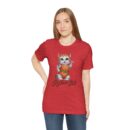 Retro Cat Unisex Tee, Fun Cat Shirt, Summer Vibes T-Shirt, Gift for Cat Lovers, Cute Animal Apparel