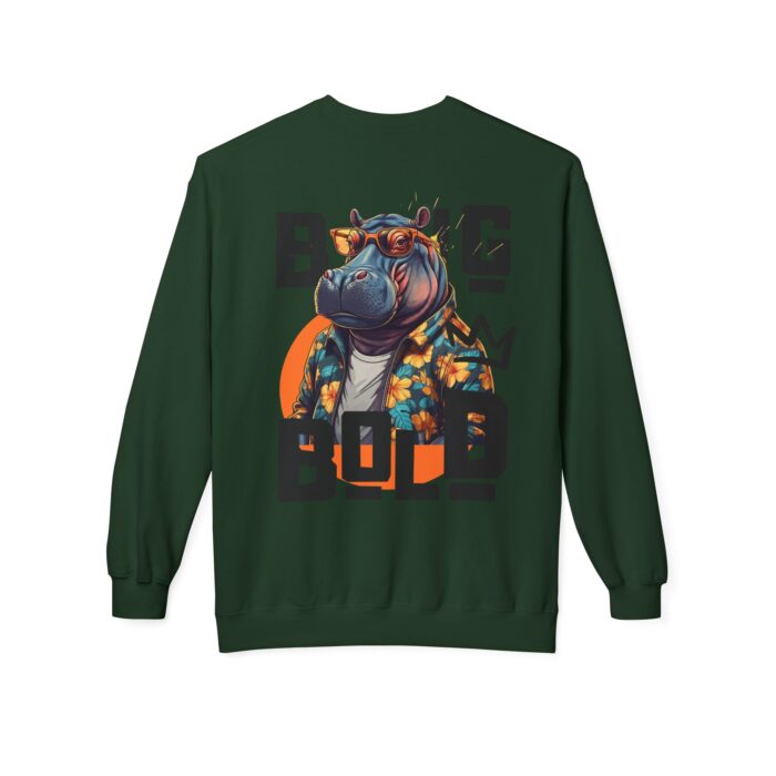Big Bold Unisex Midweight Softstyle Fleece Crewneck Sweatshirt - Image 14