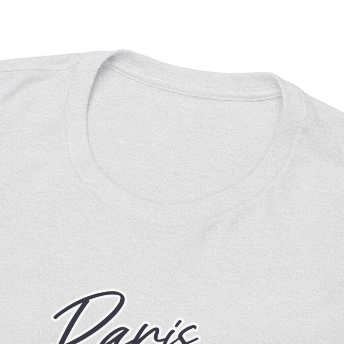Paris Eiffel Tower Unisex Heavy Cotton Tee, Travel Shirt, Gift for Travelers, Vacation Shirt, Paris Lover Apparel - Image 18