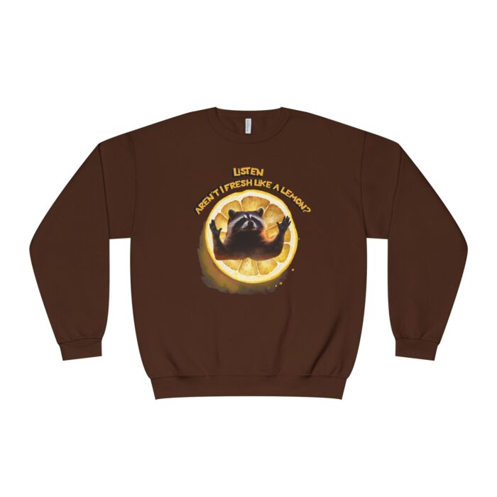 Lemonish racoon Unisex NuBlend® Crewneck Sweatshirt - Image 25
