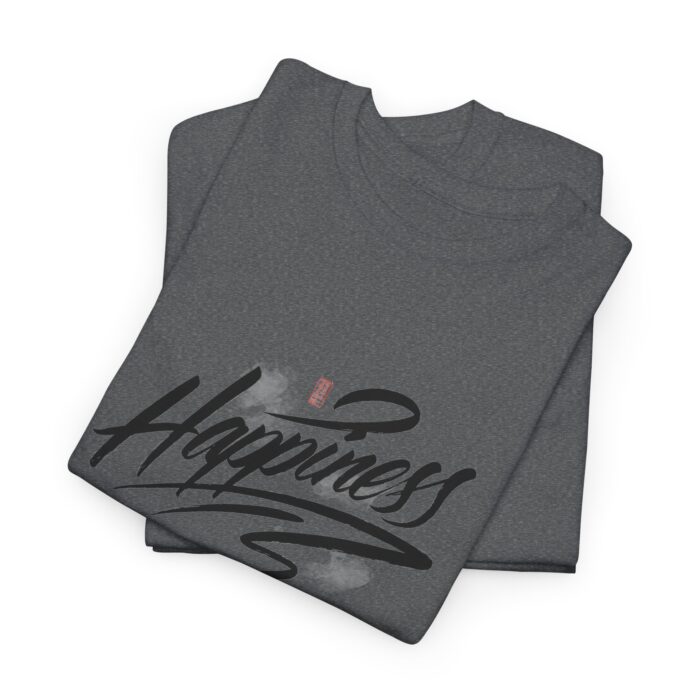 Happiness Unisex Heavy Cotton Tee - Comfortable Daily Wear - Image 9