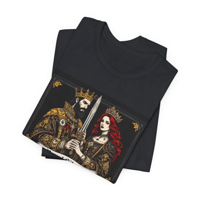 Royal Silence Graphic Tee, Gothic T-Shirt, King and Queen Shirt, Unisex Fashion Top, Drawstring Bag, Gift for Him/Her - Image 14