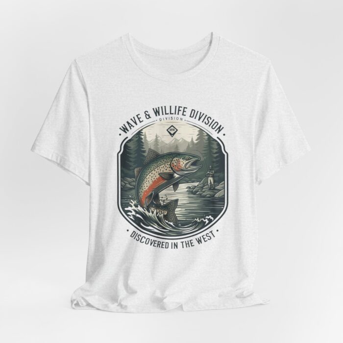 Nature-Inspired Graphic Tee, Perfect for Outdoor Enthusiasts and Casual Wear, Gift for Fishermen, Wilderness Adventure Shirt, [...] - Image 13