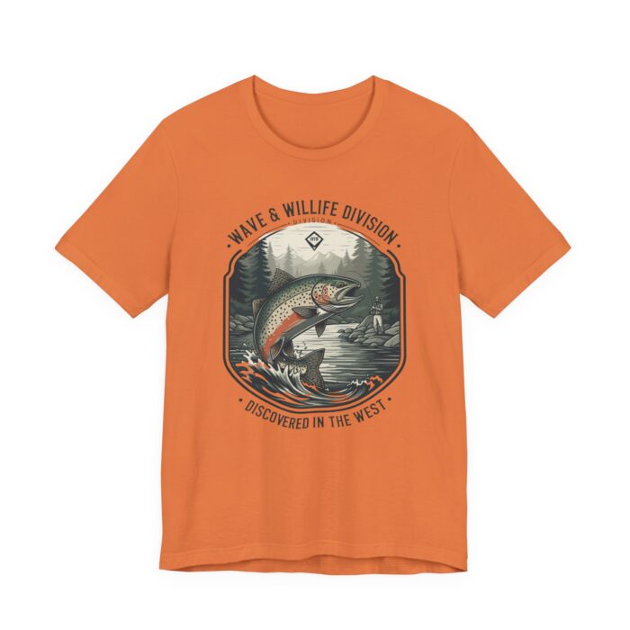 Nature-Inspired Graphic Tee, Perfect for Outdoor Enthusiasts and Casual Wear, Gift for Fishermen, Wilderness Adventure Shirt, [...] - Image 4