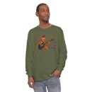According to the will of God Rockin' Tiger Long Sleeve T-Shirt – Unisex Garment-Dyed Tee