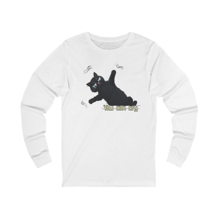 You can cry Unisex Jersey Long Sleeve Tee - Image 15