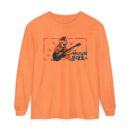 According to the will of God Rockin' Tiger Long Sleeve T-Shirt – Unisex Garment-Dyed Tee