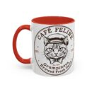 Grumpy Cat Accent Coffee Mug | Cat Lover Gift, Unique Coffee Cup, Pet-Themed Kitchenware, Café Decor, Funny Cat Mug