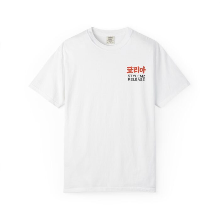 Unisex Garment-Dyed T-shirt - Korean Style Release Tee - Image 13