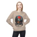 Ride the wild roads Unisex Midweight Softstyle Fleece Crewneck Sweatshirt