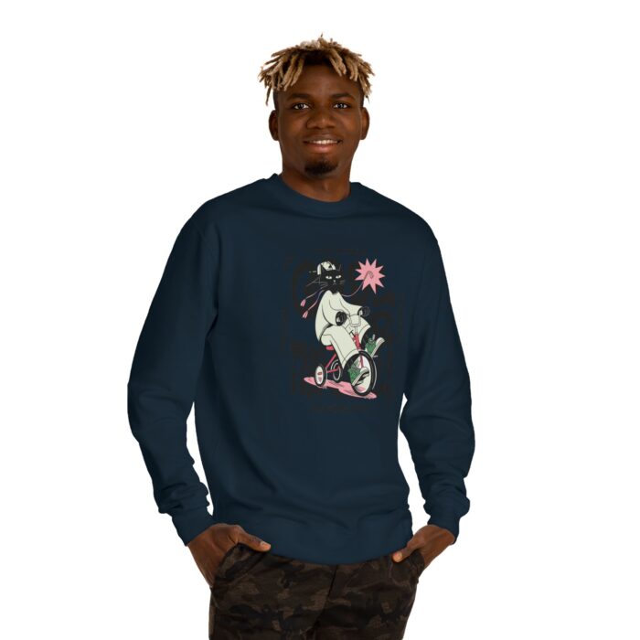 Too cool for two wheels Unisex Crew Neck Sweatshirt - Image 35