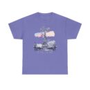Paris Eiffel Tower Unisex Heavy Cotton Tee, Travel Shirt, Gift for Travelers, Vacation Shirt, Paris Lover Apparel