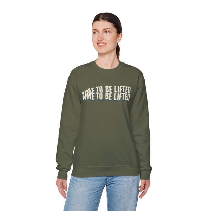 Time to be lifted Unisex Heavy Blend™ Crewneck Sweatshirt - Image 30