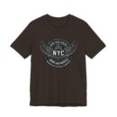 NYC Wings Graphic Unisex Tee, Vintage Style Shirt, Gift for NYC Lovers, Casual Streetwear, Travel Souvenir, Comfortable Tee