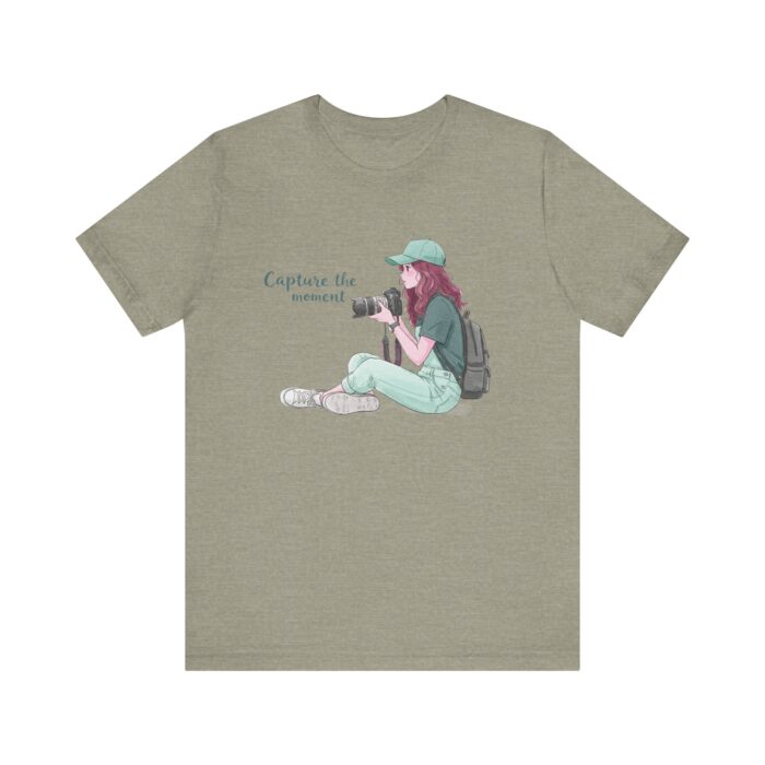 Photography Lover's Unisex Tee, Capture the Moment Shirt, Gifts for Photographers, Casual Wear, Photography Apparel, Creative Outfit - Image 6