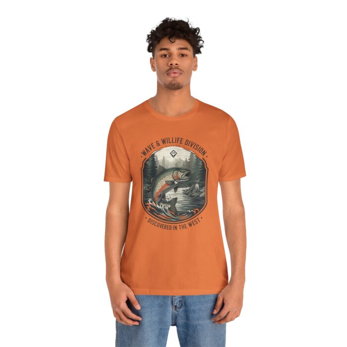 Nature-Inspired Graphic Tee, Perfect for Outdoor Enthusiasts and Casual Wear, Gift for Fishermen, Wilderness Adventure Shirt, [...] - Image 7