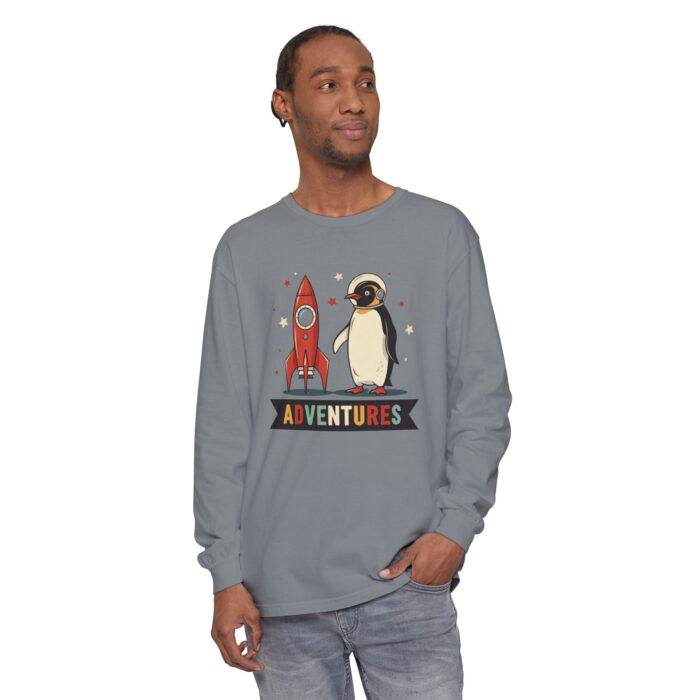 Adventures Unisex Garment-dyed Long Sleeve T-Shirt - Image 43