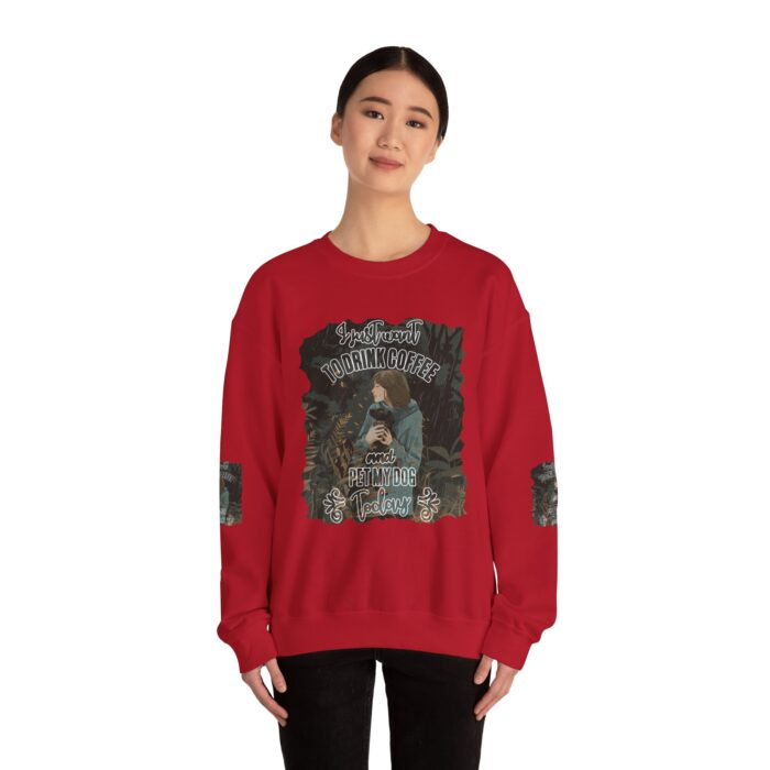 Pet my dog today Unisex Heavy Blend™ Crewneck Sweatshirt - Image 24