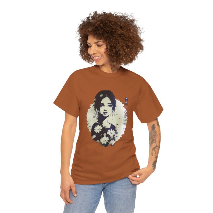 You are more beautiful than flowers Unisex Heavy Cotton Tee - Image 17