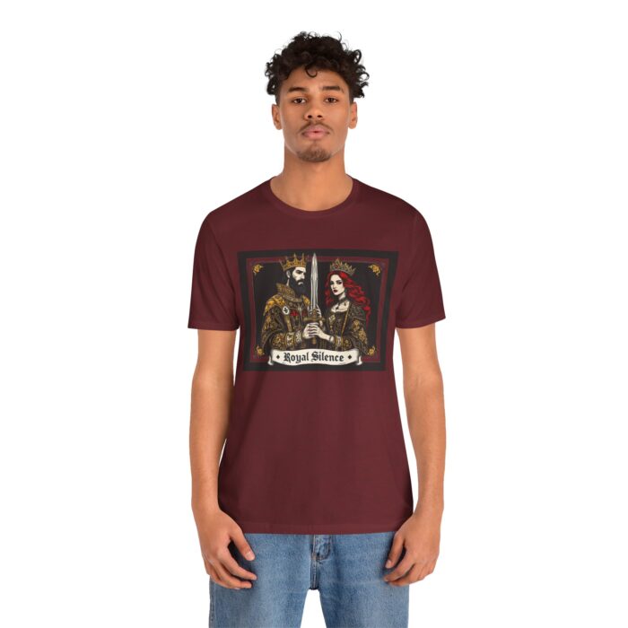Royal Silence Graphic Tee, Gothic T-Shirt, King and Queen Shirt, Unisex Fashion Top, Drawstring Bag, Gift for Him/Her - Image 43