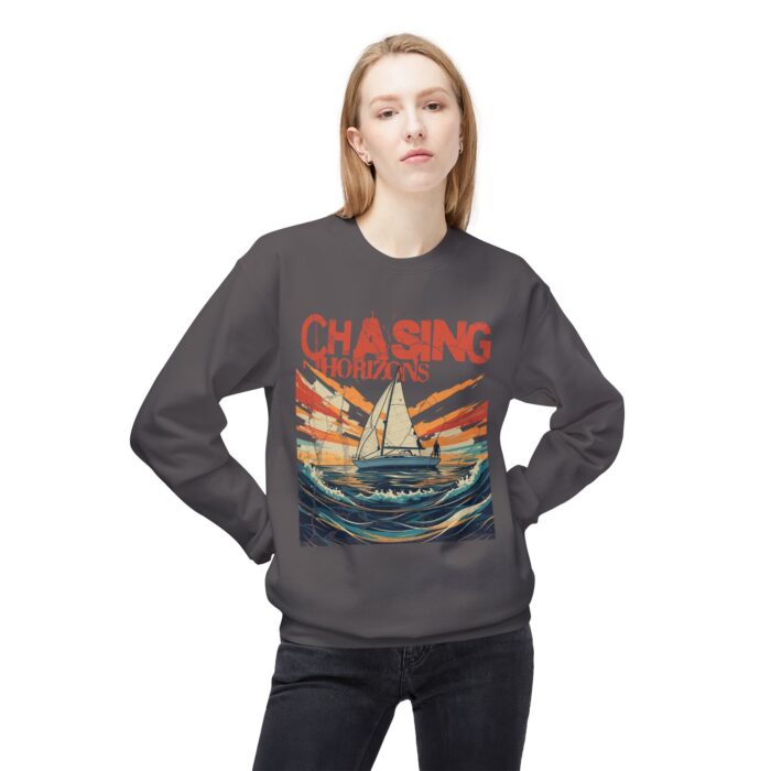 Chasing Horizons Unisex Midweight Softstyle Fleece Crewneck Sweatshirt - Image 47