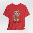 Retro Cat Unisex Tee, Fun Cat Shirt, Summer Vibes T-Shirt, Gift for Cat Lovers, Cute Animal Apparel