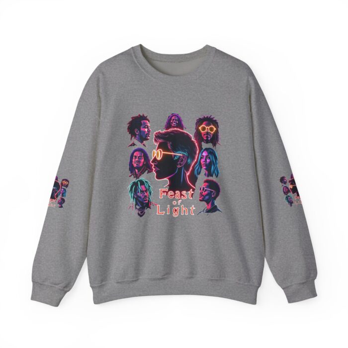 Feast of light Unisex Heavy Blend™ Crewneck Sweatshirt - Image 9
