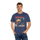 Playful Space-Themed Unisex T-Shirt, Moon Walk Graphic Tee, Astronaut Shirt, Gift for Kids, Sci-Fi Apparel