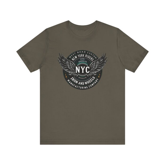 NYC Wings Graphic Unisex Tee, Vintage Style Shirt, Gift for NYC Lovers, Casual Streetwear, Travel Souvenir, Comfortable Tee - Image 11